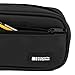 LIHIT LAB Large Capacity Zipper Long Pencil Case For School Office College, Big Capacity Pencil Bag Holder Adults Teen Boys Girls, Travel Cosmetics Storage, Jet Black (A7552-124)