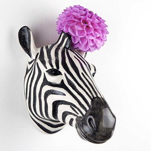 Quail Ceramics - Zebra Wall Vase