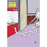 6201Z 'Popcorn Recycle' - Funny Birthday Greeting Card with 5" x 7" Envelope by NobleWorks