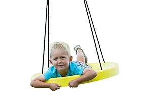 Super Spinner Swing--Fun, Easy to Install on Swing Set or Tree!