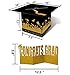 Grad Cap Card Box Centerpiece - Graduation Party Supplies 2019 - Congrats Decorations