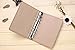 Kraft Paper 6-Hole Ring Binder Folder/File/Cover for Journal Note Book Diary (A5)