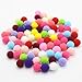 ZJlncpz Pompoms Craft Assorted Colors Acrylic Hobby Supplies 1 Inch Round Pack of 250