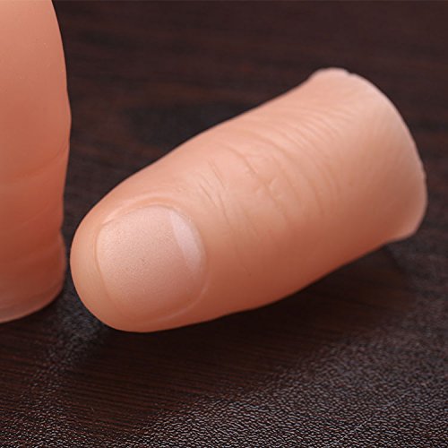 dophee Finger Magic Trick Fake Soft Thumb Tip Close Up Stage Show Prop