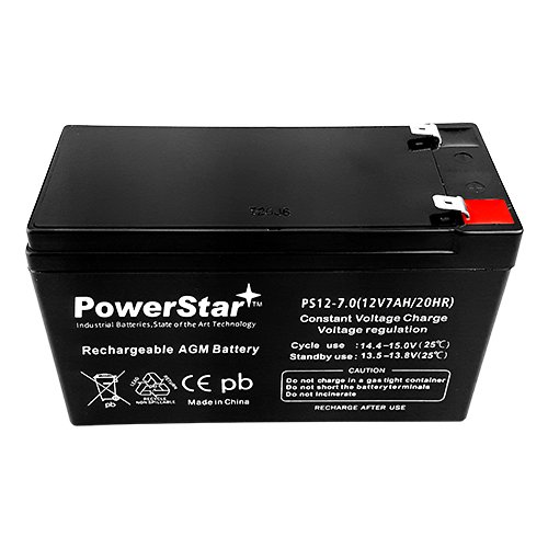 12v 7ah replacement battery compatible with APC RBC48 UPS