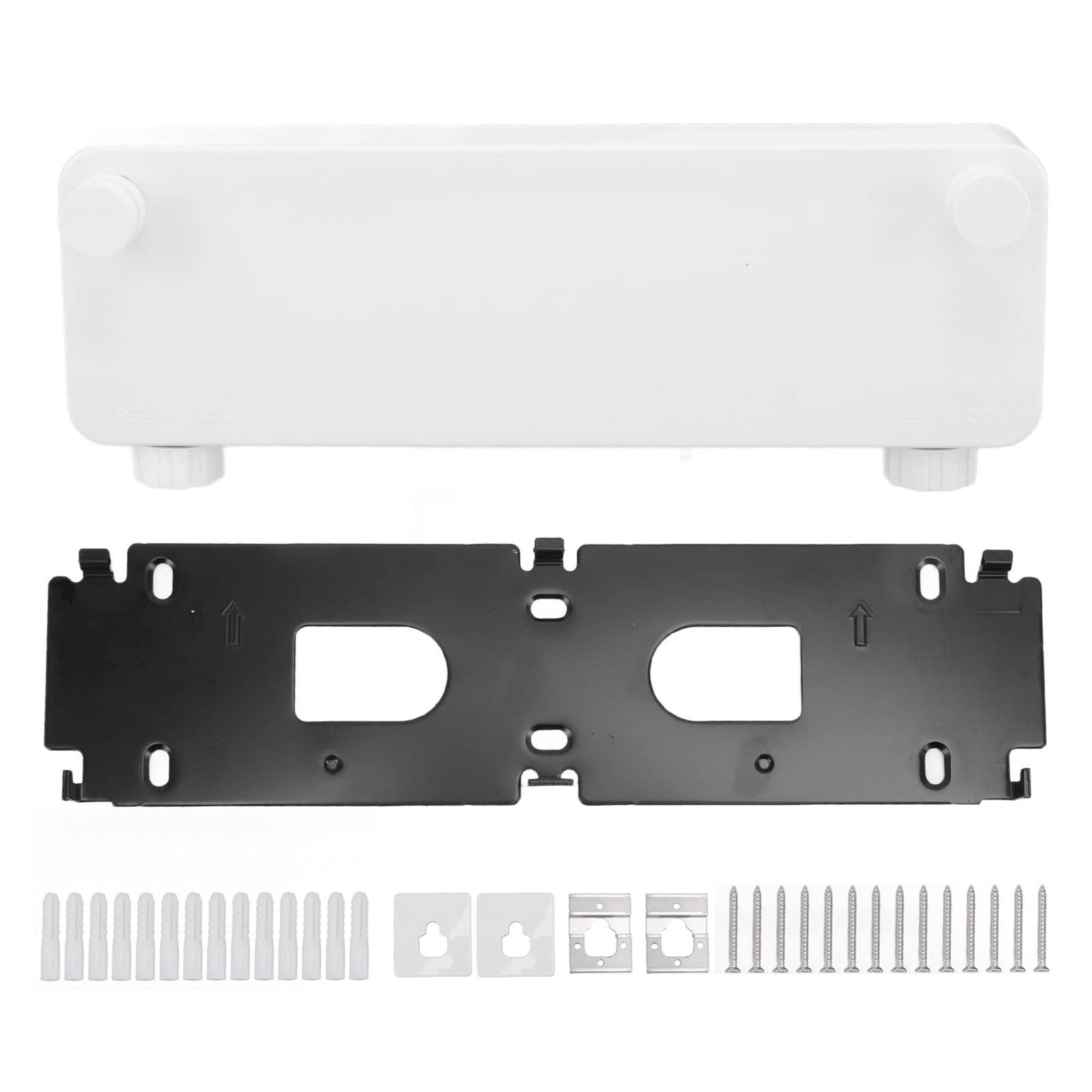 Greensen Retractable Clothesline, Double Line Wall Dryer, 30kg Load Capacity, Up to 5.2m Long, White