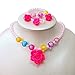 Kids Girls Necklace Bracelet Ring Earrings Four Cute Jewelry Set Fashion Party Favor