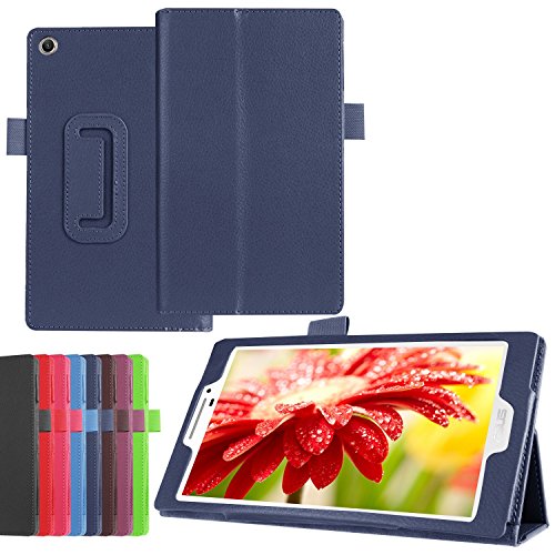 Asus Zenpad 7 0 Z370c Case Esra Smart Folio Protective Case Cover Stand Skin With Stylus Holder For 7 Asus Zenpad 7 0 Z370c Z370cg Z370cl Android Tablet Dark Blue Buy Online In