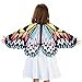 D.Q.Z Kids Monarch Butterfly Wings Costume for Littles Girls Dress Up Clothes, Butterfly Kit Bug Toys for Birthday Gifts Idea (Rainbow)