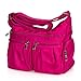 VOLGANIK ROCK Crossbody Bags for Women with RFID Multi Pocket Shoulder Bag Lightweight Waterproof Nylon Travel Purses and Handbags