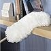 Elvoes Microfiber Feather Duster with Extension Pole and 360° Flexible Bendable Removable Washable Head Allergy-Free and Lint-Free