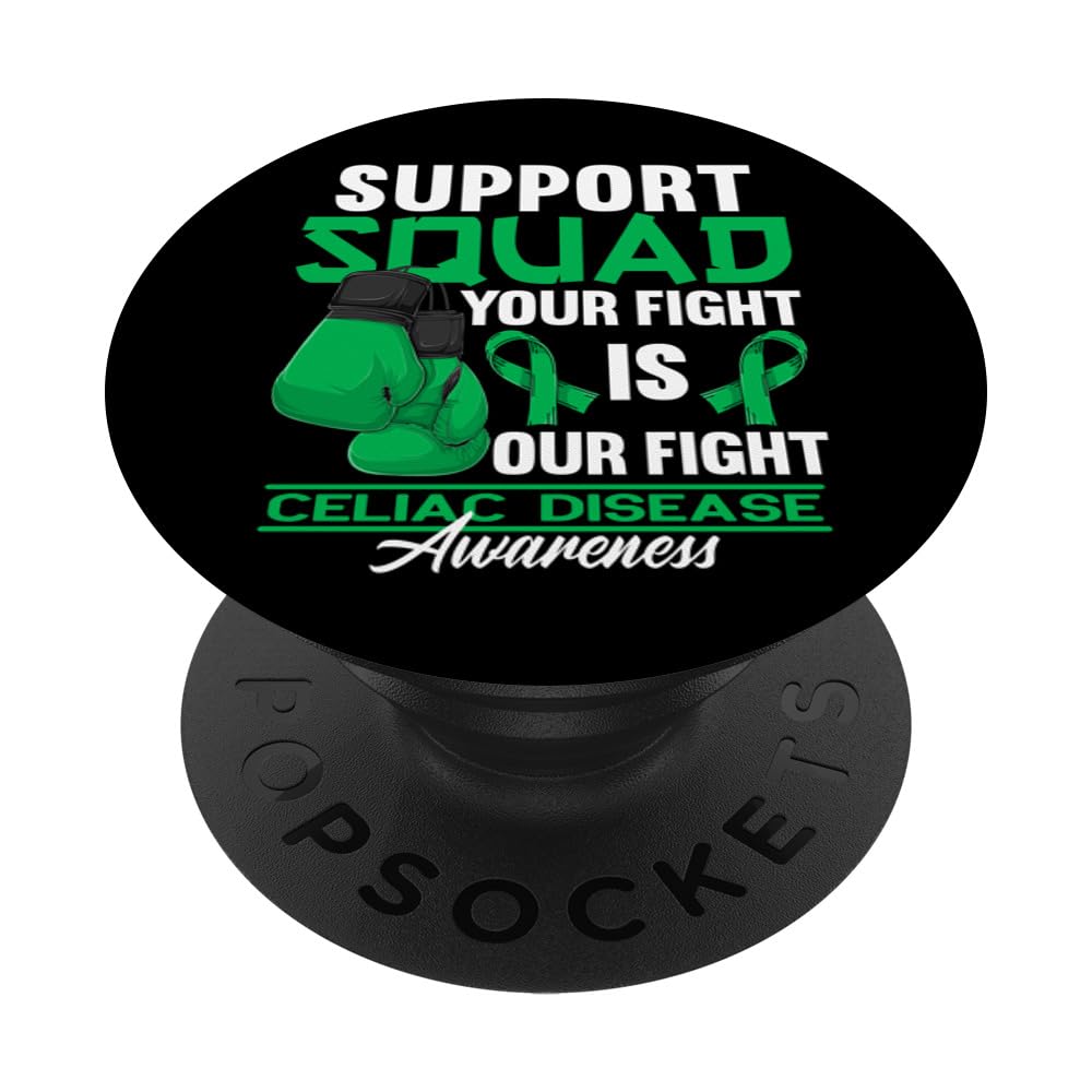 Support Awareness Squad I Gluten Free Coeliac Celiac Disease PopSockets Swappable PopGrip
