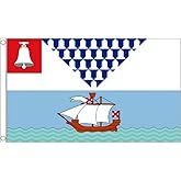 AZ FLAG - Belfast Flag - 3x5 Ft - 100D Polyester Belfast - North Ireland Banner with Two Metal Grommets - Fade Resistant - Vivid Colors - 3' x 5' Feet - 150x90 Cm
