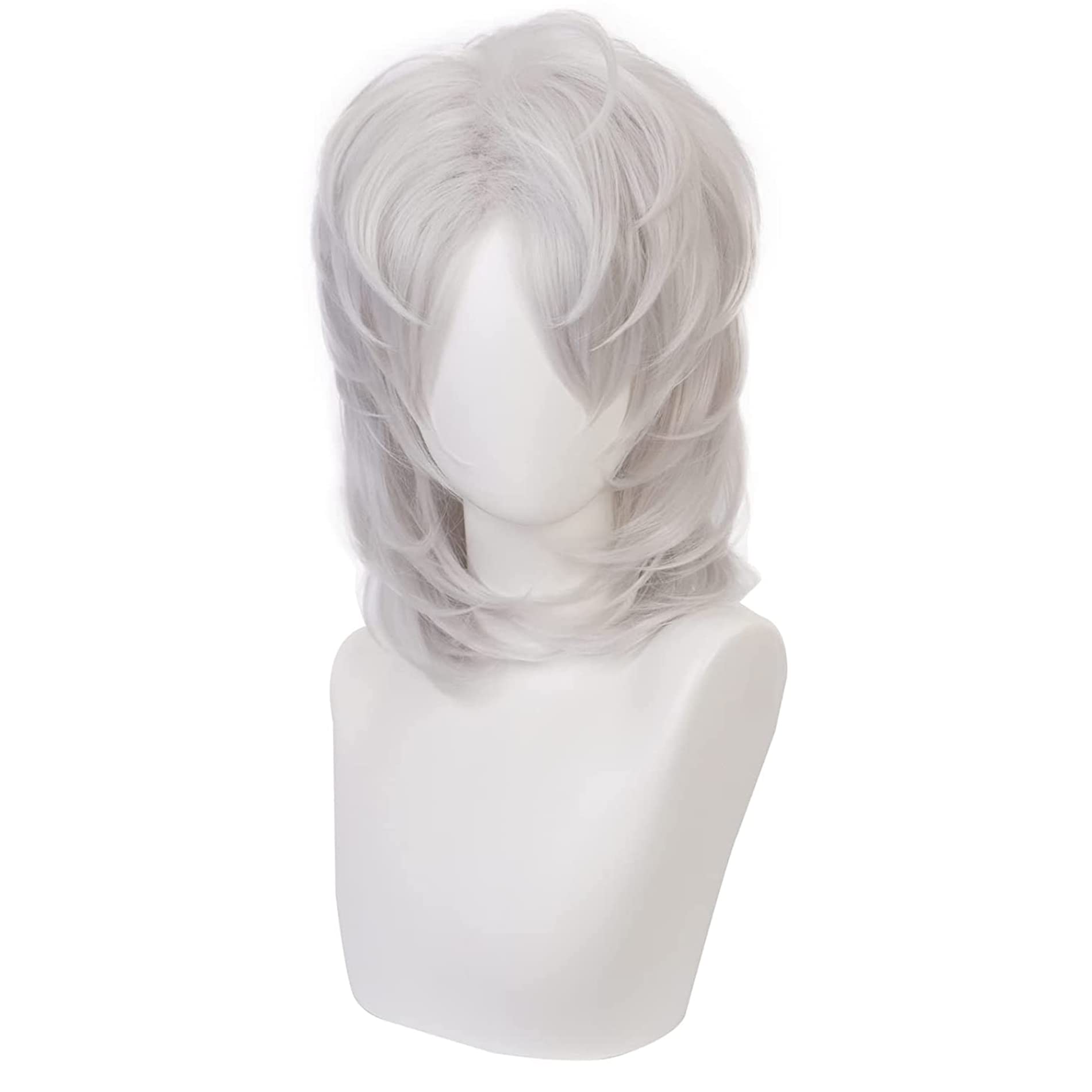 Black Side Ponytail Short Hair for Women Halloween Conventions Cos Anime Party Heat Resistant Synthetic Fabric Costume Hairs — image 1
