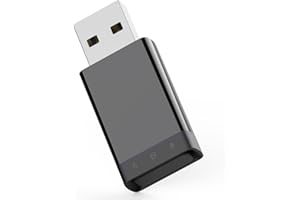 Skull & Co. X Savage Raven AudioDrive: Bluetooth 5.2 Wireless Audio Transmitter Adapter USB-A Port Driver Free Low Latency for PS5/PS4/Switch/PC and Other Devices- Black