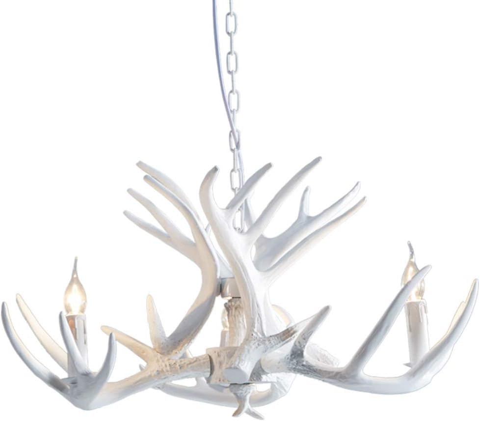 NBKLS Araña Retro Lámpara De Araña Creativa Rústica Lámpara De La