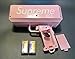 Rapid$Gun Money Gun Toy + 3 X 100 Prop Money + 2 X 9V Batteries | Make it Rain Real Money Dispenser - Supreme Dollar Shooter - Paper Money Spray (Pink)