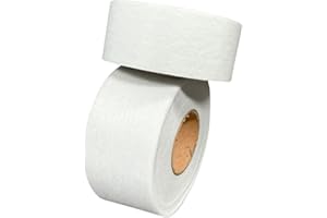 Fusible Batting Tape for Quilting,White Batting Seam Tape Cloth Tape 2 Rolls (1.5inch x 30 Yd & 2inch x 30 Yd)