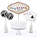 Big Dot of Happiness Las Vegas - Casino Party Centerpiece Sticks - Table Toppers - Set of 15
