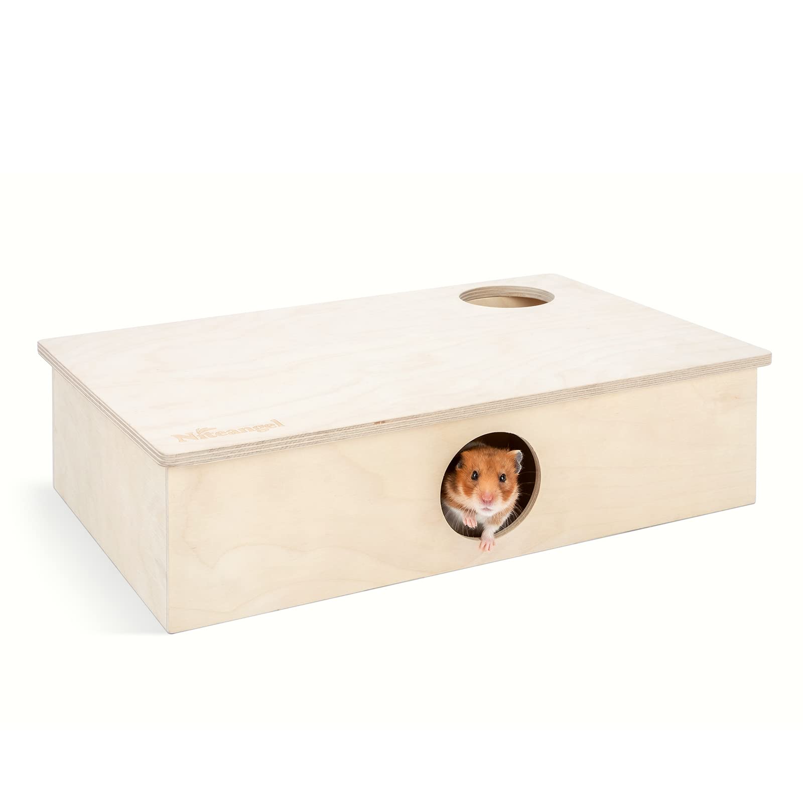 Photo 1 of Niteangel Multi-Chamber Hamster House Maze: - Multi-Room Hideouts & Tunnel Exploring Toys for Hamster Gerbils Mice Lemmings (6-Room Large)