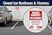Sigo Signs Private Property No Parking Violators Will Be Towed Away Sign, 10x14 Inches, Rust Free .040 Aluminum, Fade Resistant, Made in USA