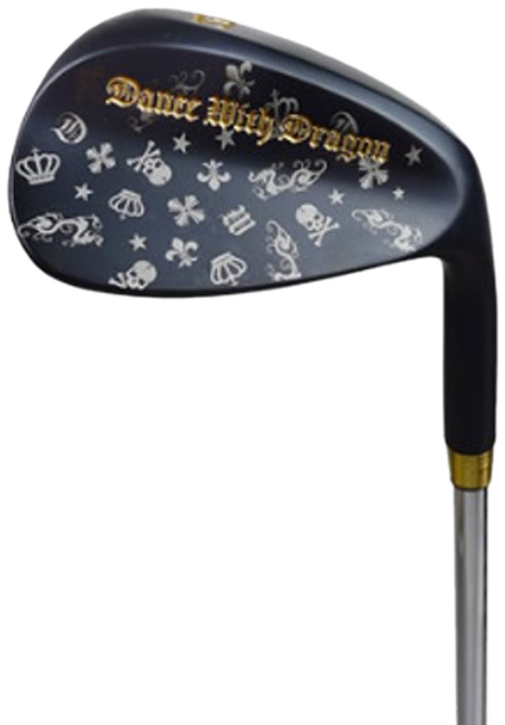 ダンス 52度 右 ウィズ メンズ B078gldb64 ダンス Dwd ダンスウィズドラゴン ドラゴン ウィズ モノグラム ロフト角 52度 黒染 スチール 番手 Aw ドラゴン ウェッジクラブ オリジナルシャフト ゴールド フレックス S ウェッジクラブ ギャップウェッジアプローチ