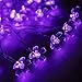 Kyson Solar Fairy String Lights 21ft 50 LED Purple Blossom Decorative Gardens, Lawn, Patio, Christmas Trees, Weddings, Parties