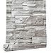 HaokHome 13991 Faux Stacked Stone Peel and Stick Wallpaper 17.7