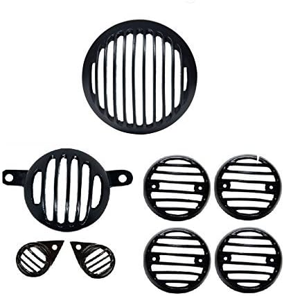 sahara Head light Heavy Grill For Royal Enfield Bullet Classic 350