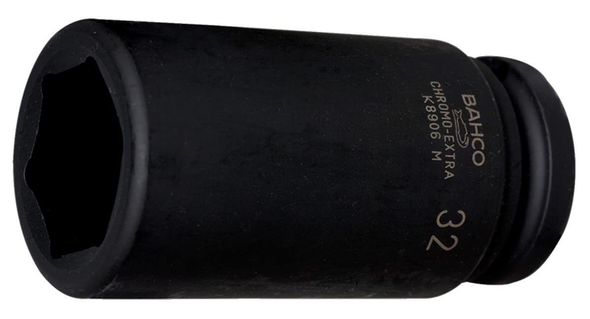 Bahco K8906M-24 Hexagon Socket, Black, 3/4-Inch/24 mm