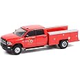 Greenlight Sammelmodell: Ram 3500 Dual-Service-Bett Von San Diego County Fire & US Fish & Wildlife – 1:64