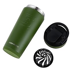 Ice Shaker 26 Oz Shaker Bottle, Stainless Steel