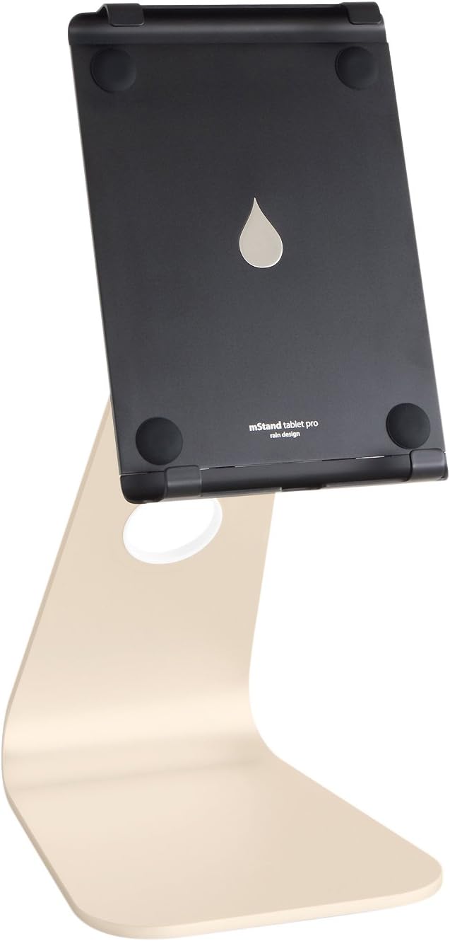 Rain Design mStand iPad / iPhone Stand Series - mStand Tabletpro 9.7-10.5" (iPad Pro/Air), Gold, Tabletpro 9.7"