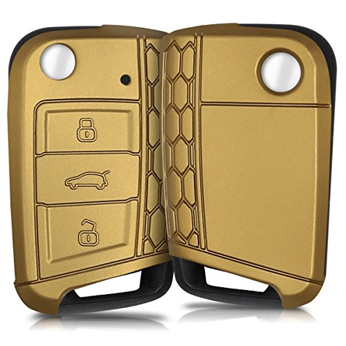 image for kwmobile Silicone cover for VW Golf 7 MK7 3-Button Car Key Protection 