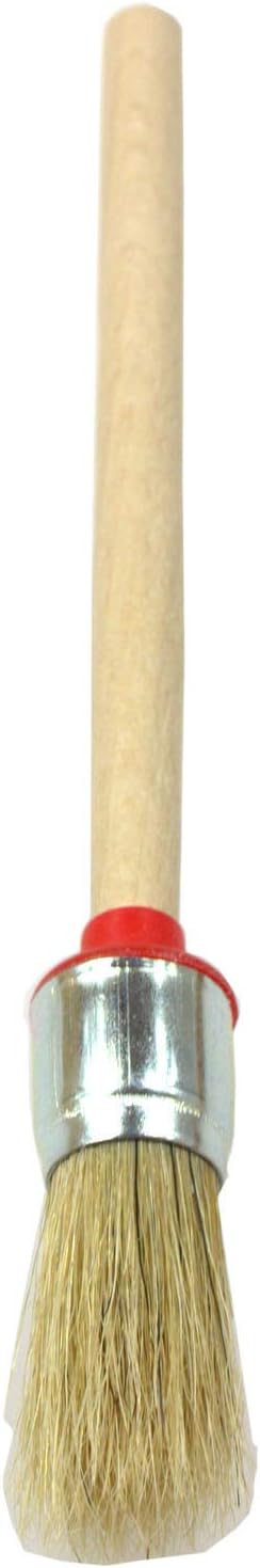 Natural Bristle Round Paint Brushes | Variation of 11 (3/4" |fi20mm|)