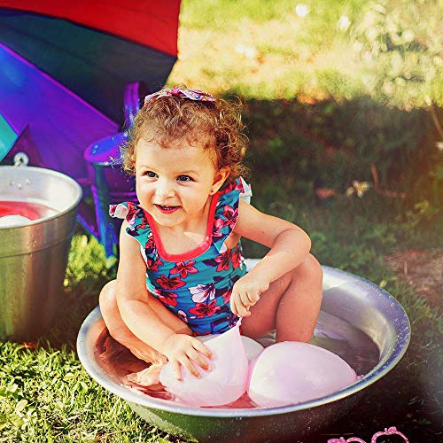 500 Pack Water Balloons with Quick Refill Kits, Eco-Friendly Latex Water Bomb Balloons for Kids and Adults Water Fight Games - Swimming Pool Outdoor Party Summer Splash Fun