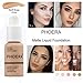 Foundation Makeup, 30ml Matte Oil Control Concealer Foundation Cream, Long Lasting Waterproof Matte Liquid Foundation (104 Buff Beige)