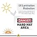Danger Hard Hat Area Sign - Construction Safety Signs - 10