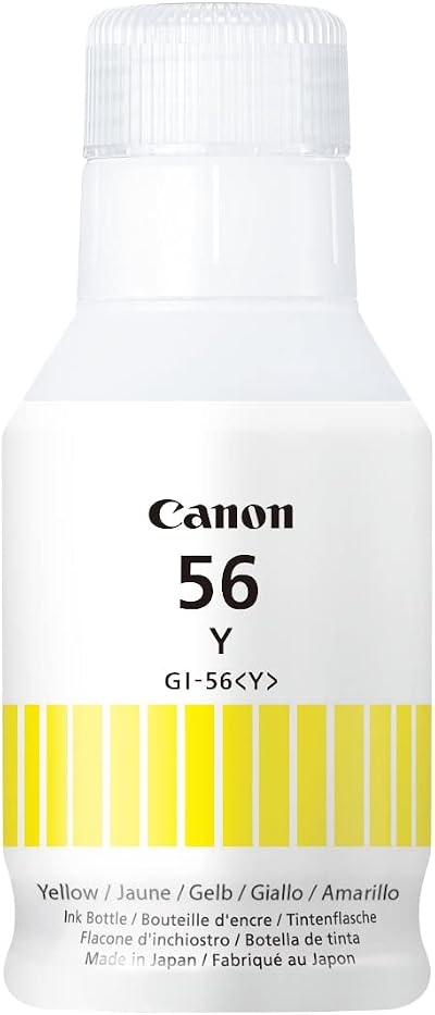 Canon GI-56Y Yellow Ink Bottle Genuine High Yield for MAXIFY GX6050 GX6150