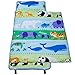 Wildkin 100% Cotton Nap Mat with Pillow for Toddler Boys and Girls, Measures 50 x 20 x 1.5 Inches, Ideal for Daycare and Preschool, Mom's Choice Award Winner, BPA-Free, Olive Kids (Endangered Animals)