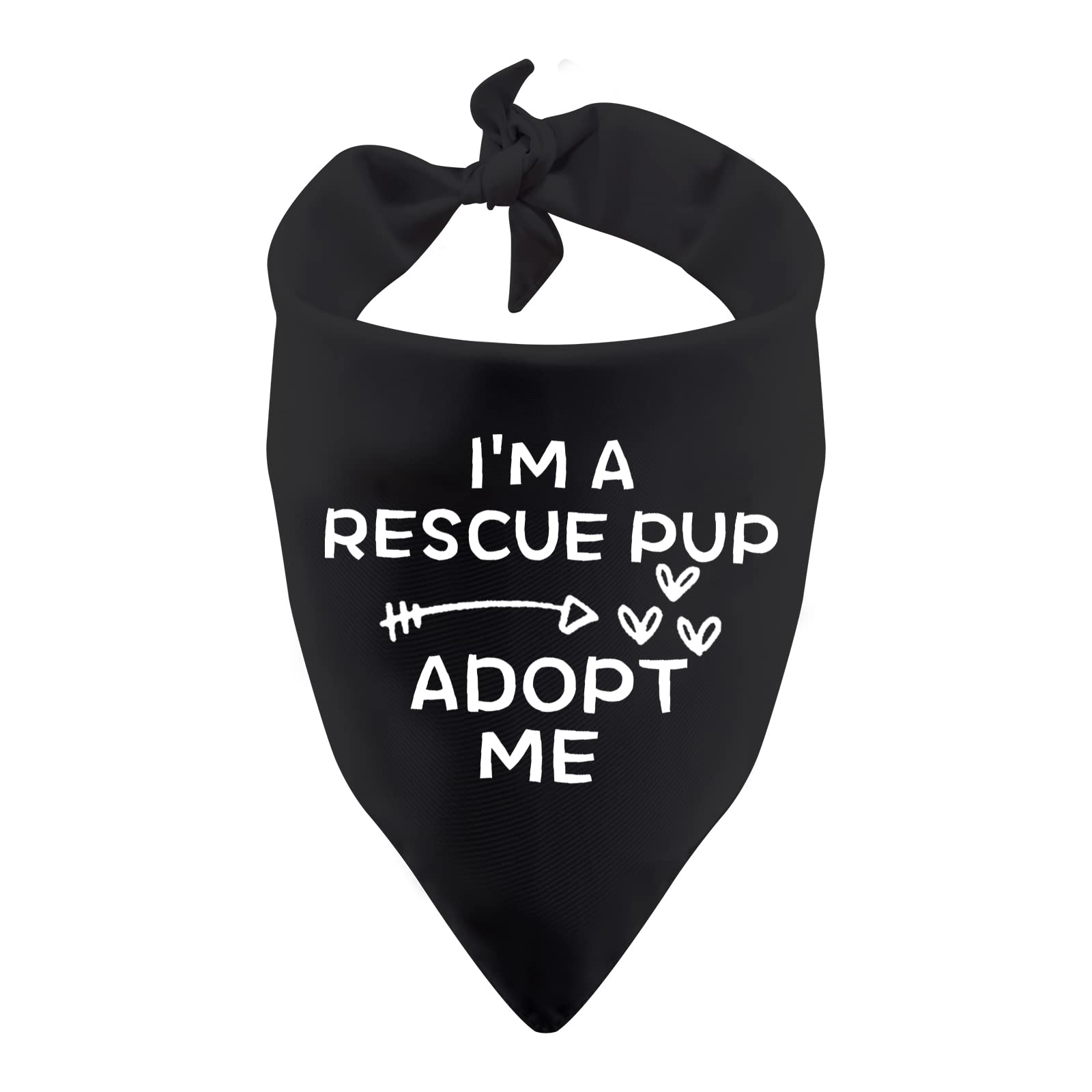 1 Piece I'm A Rescue Pup Adopt Me Dog Bandana Adopted Dog Bandana Special Needs Dog Bandana (I'M A RESCUE PUP ADOPT ME)