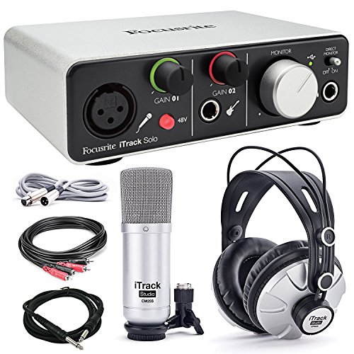 Focusrite itrack studio (lightning) - recording kit con…