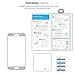 Stalion Tempered Glass Screen Protector for Samsung Galaxy S6 Edge - Retail Packaging - Gold Platinum