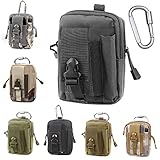 Tactical Molle EDC Pouch Compact 1000D Multipurpose Utility Gadget Belt Waist Bag with Cell Phone Holster Holder
