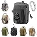 Tactical Molle EDC Pouch Compact 1000D Multipurpose Utility Gadget Belt Waist Bag with Cell Phone Holster Holder (Silver)