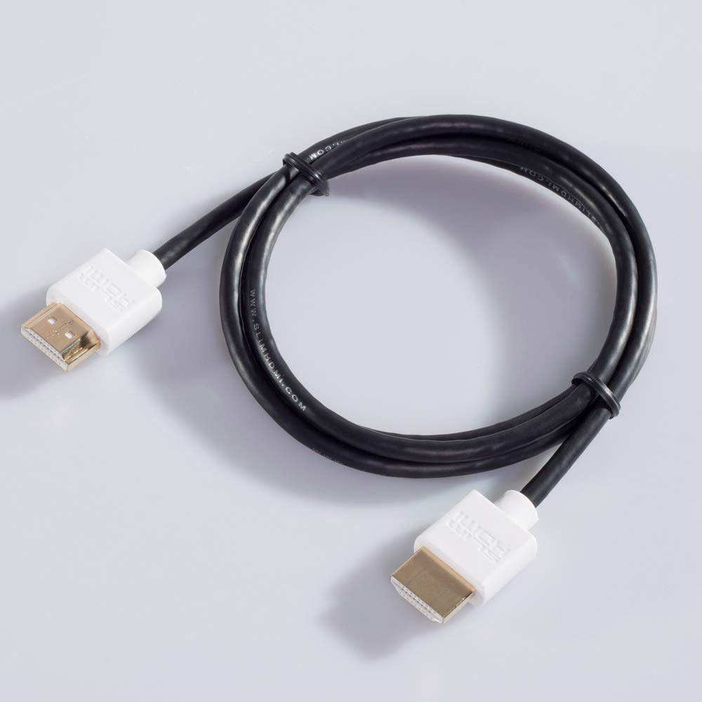SlimHDMI 1m Eco Slim HDMI Cable (Gold Plated, 1080p, 3D, High Speed)