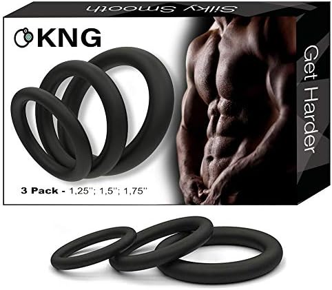 Yatt KNG Silicone Exercise Bands - 3 Different Size - Flexible -Time Delay