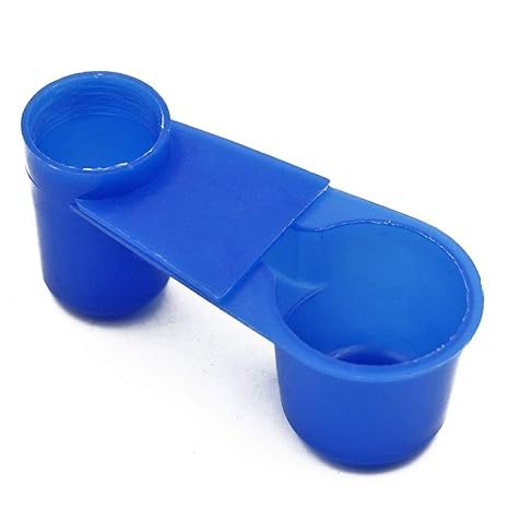 Macgoal 10pcs Soda Pop Water Bottle Bird Drinker Cup Bird Water
