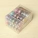 Eyeshadow&Nail Glitter LuckyFine 30Pcs/Set Colors Mixed Glitter Loose Powder Eyeshadow Eye Shadow Cosmetics Salon Random Color App 2.51.5cm(DH) for Gift