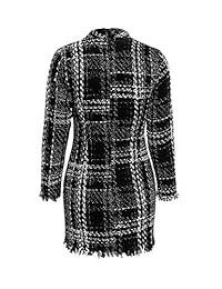 Missy Chilli - Mini vestido de manga larga para mujer, diseño de túnica